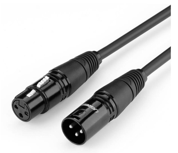 UGREEN AV130 Kabel XLR żeński do XLR męski - 3m 6957303802449 - 1267590 - zdjęcie